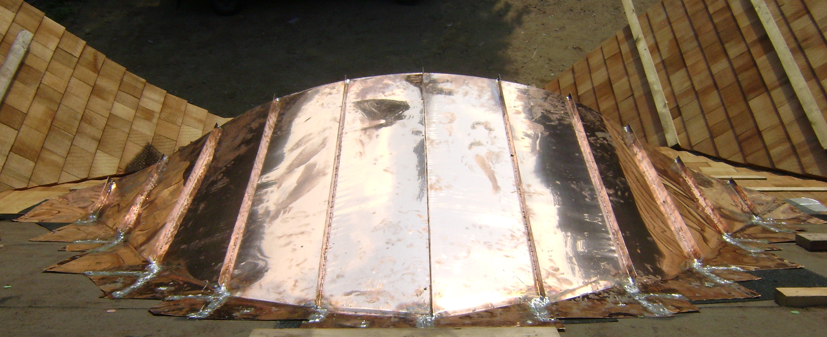 Custom Copper Work Top Long Island Contractor