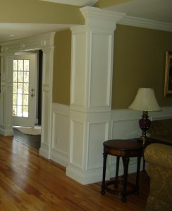 Artistic Contracting - Architectural Millwork - Wainscoting, Custom Columns, and Custom Crown Molding